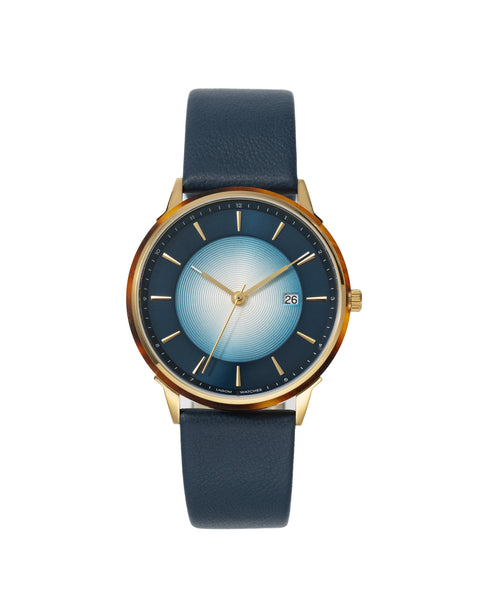 LW123-Gold.Blue Gradient.Navy – LAGOM Watches